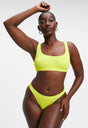 ALWAYS FITS SCOOP BIKINI TOP | ELECTRIC YELLOW001